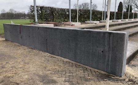 Knap staaltje vakwerk op sportpark HVCH