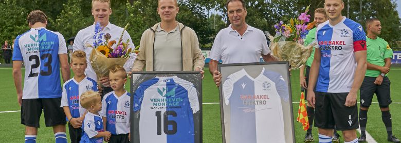 HVCH verrast sponsoren Van Bakel Elektro en Verhoeven Montage