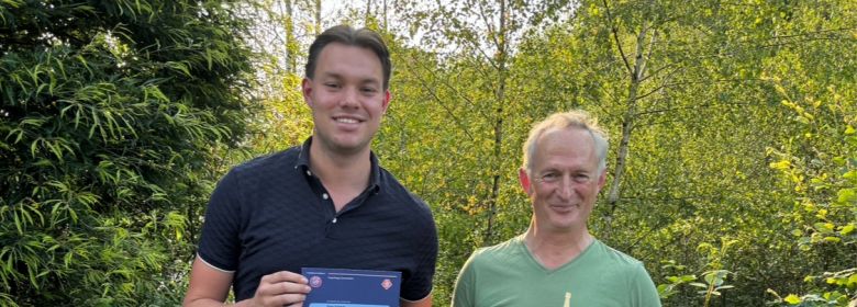 Trainersdiploma voor Tom School en Wilco Schrijvers