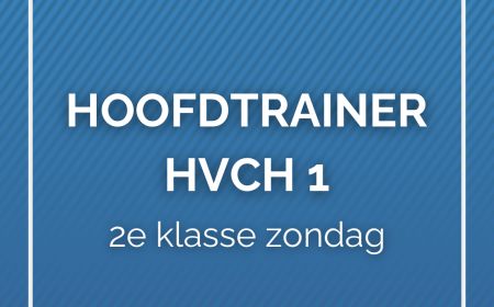 Vacature hoofdtrainer HVCH 1