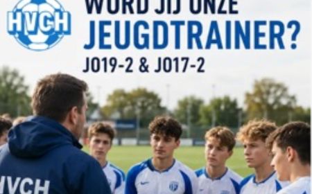 Word jij onze nieuwe jeugdtrainer?