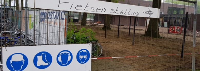 Nieuwe plek fietsenstalling