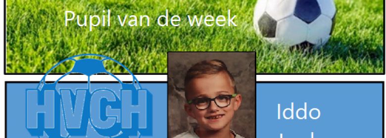 Pupil van de week Iddo Jonkers