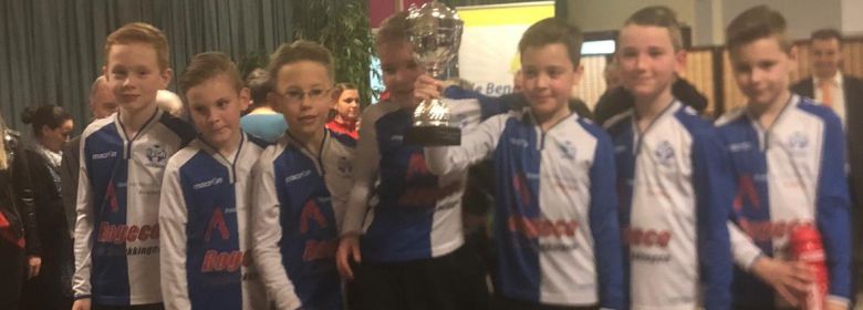 JO9-1 eindigen op 3e plaats zaalcompetitie